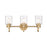 Z-Lite Kinsley 3 Light Vanity, Clear