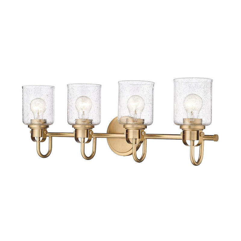 Z-Lite Kinsley 4 Light Vanity, Clear