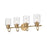 Z-Lite Kinsley 4 Light Vanity, Clear