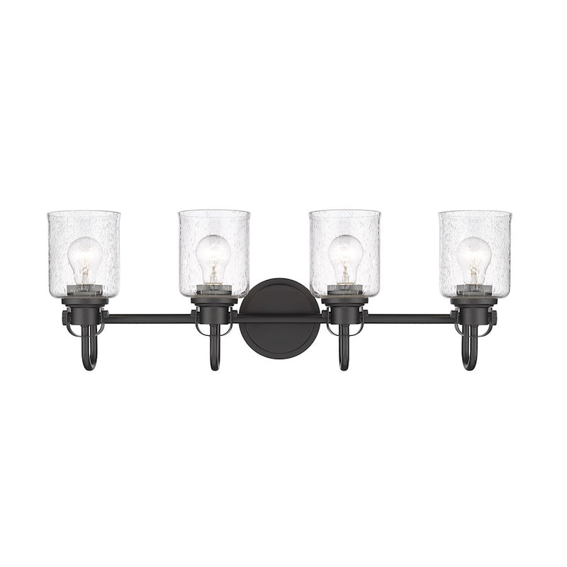 Z-Lite Kinsley 4 Light Vanity, Clear