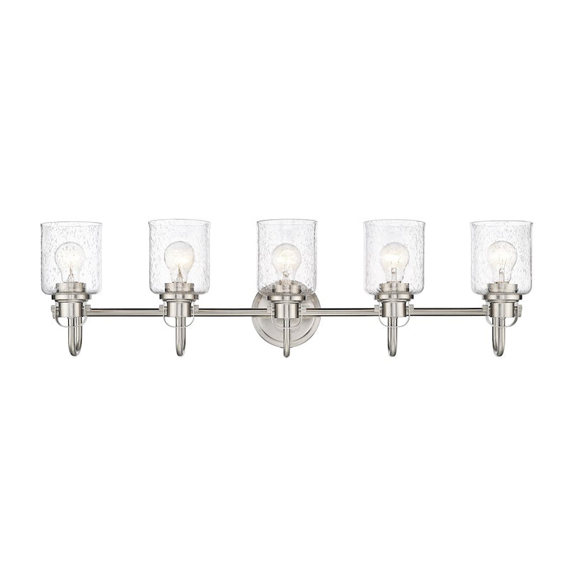 Z-Lite Kinsley 5 Light Vanity, Clear