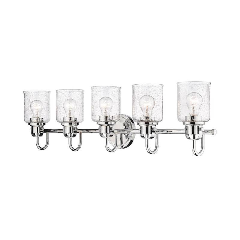 Z-Lite Kinsley 5 Light Vanity, Clear
