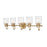 Z-Lite Kinsley 5 Light Vanity, Clear