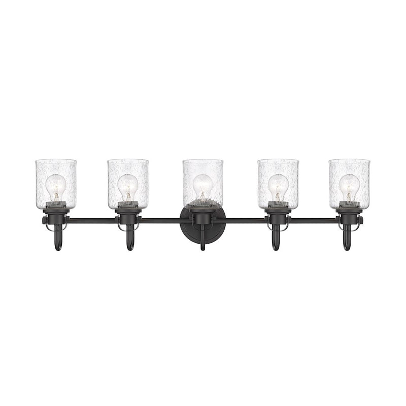 Z-Lite Kinsley 5 Light Vanity, Clear