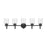 Z-Lite Kinsley 5 Light Vanity, Clear