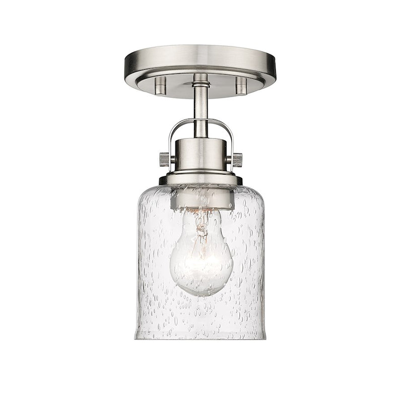 Z-Lite Kinsley 1 Light Flush Mount, Clear