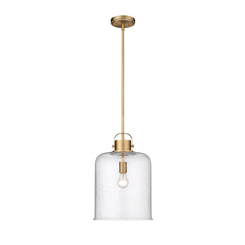 Z-Lite Kinsley 1 Light Pendant, Clear Seeded