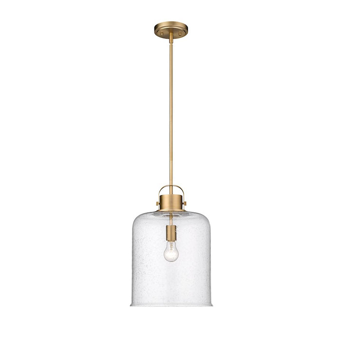Z-Lite Kinsley 1 Light Pendant, Clear Seeded