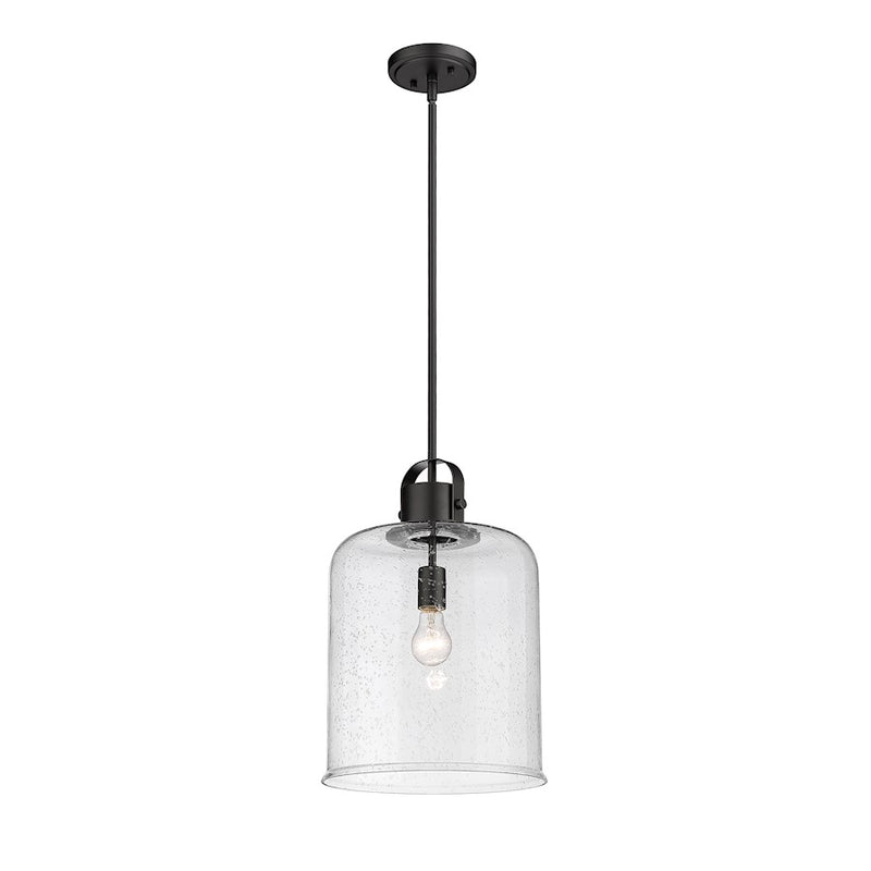Z-Lite Kinsley 1 Light Pendant, Clear Seeded