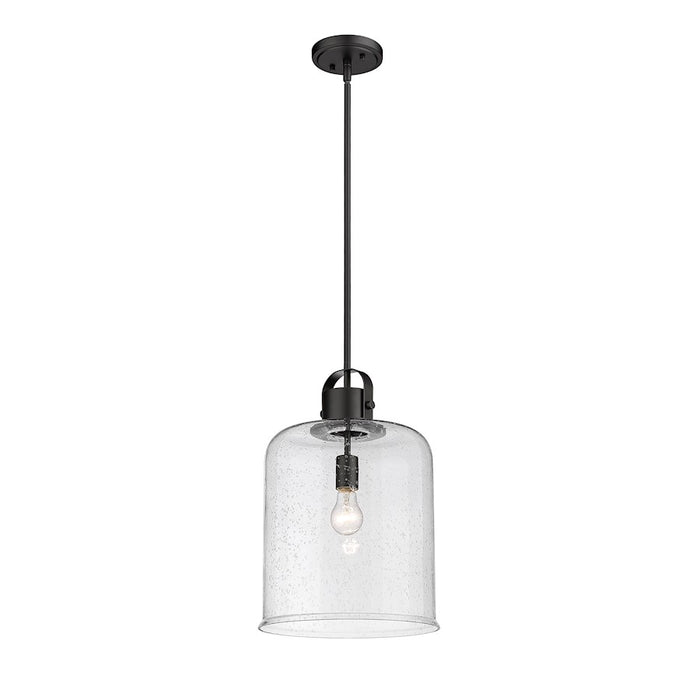 Z-Lite Kinsley 1 Light Pendant, Clear Seeded