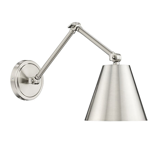 Z-Lite Regent 1 Light Wall Sconce, Brushed Nickel - 347S-BN