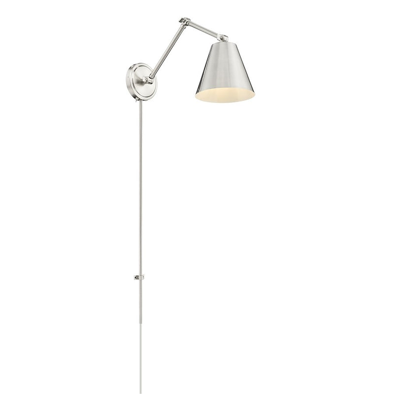 Z-Lite Regent 1 Light Wall Sconce, Brushed Nickel