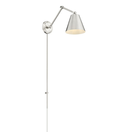 Z-Lite Regent 1 Light Wall Sconce, Brushed Nickel