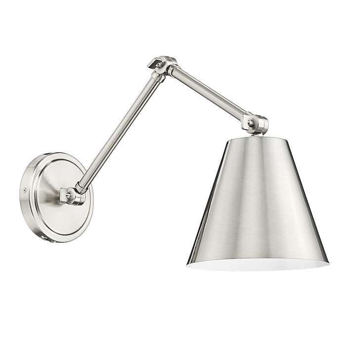 Z-Lite Regent 1 Light Wall Sconce, Brushed Nickel