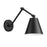 Z-Lite Regent 1 Light Wall Sconce, Matte Black