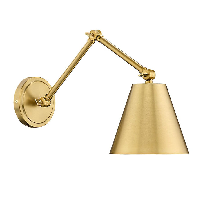 Z-Lite Regent 1 Light Wall Sconce, Modern Gold - 347S-MGLD