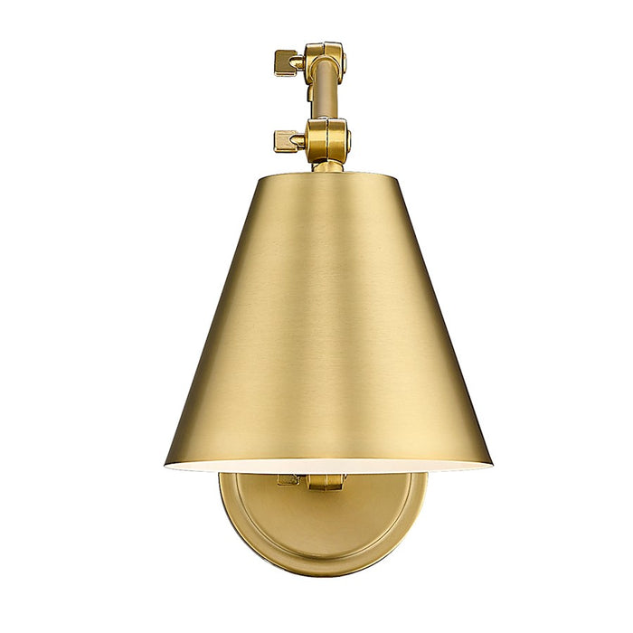 Z-Lite Regent 1 Light Wall Sconce, Modern Gold