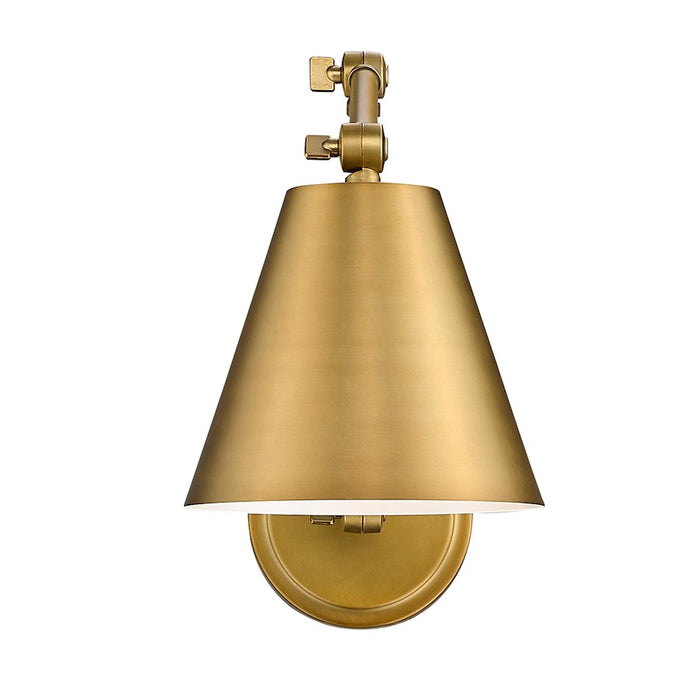 Z-Lite Regent 1 Light Wall Sconce, Rubbed Brass