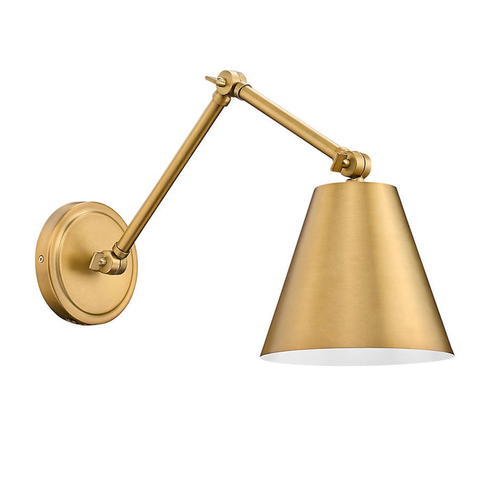 Z-Lite Regent 1 Light Wall Sconce, Rubbed Brass