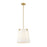 Z-Lite Weston 3 Light Pendant, Modern Gold/Cream - 3502P13-MGLD