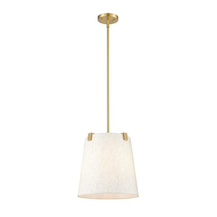 Z-Lite Weston 3 Light Pendant, Modern Gold/Cream - 3502P13-MGLD