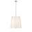 Z-Lite Weston 5 Light Pendant, Brushed Nickel/Cream - 3502P18-BN