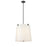 Z-Lite Weston 5 Light Pendant, Matte Black/Cream - 3502P18-MB