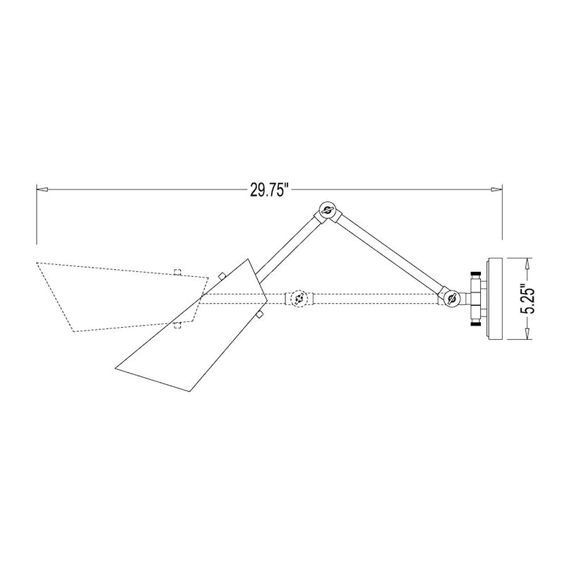Z-Lite Julia 1 Light Wall Sconce, Matte Black/Opal