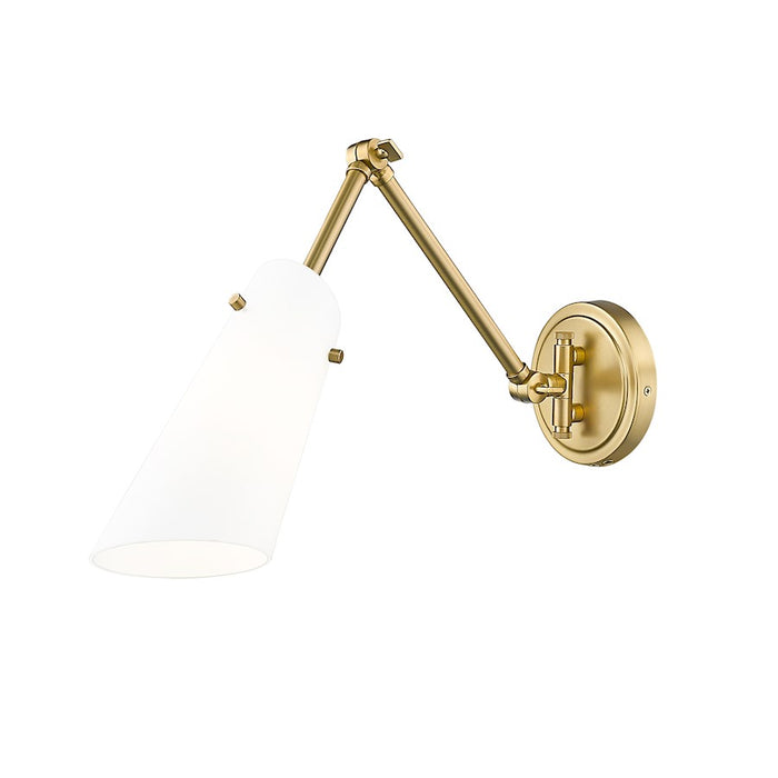 Z-Lite Julia 1 Light Wall Sconce, Modern Gold/Opal - 350S-MGLD