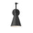 Z-Lite Soriano 1 Light Wall Sconce, Matte Black