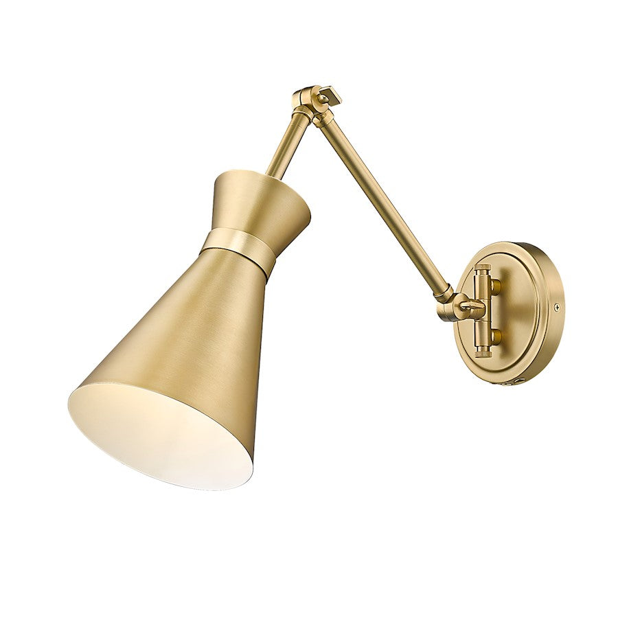 Z-Lite Soriano 1 Light Wall Sconce, Modern Gold - 351S-MGLD