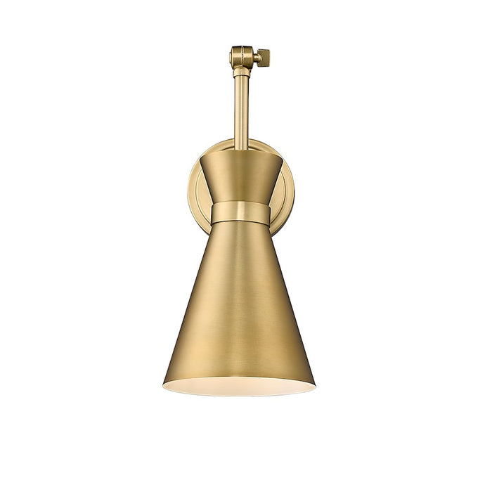 Z-Lite Soriano 1 Light Wall Sconce, Modern Gold