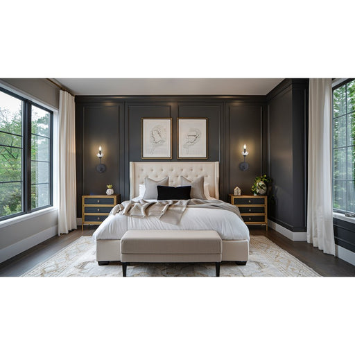 Z-Lite Allistair 1 Light Wall Sconce, Matte Black/Clear Ribbed