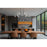 Z-Lite Allistair 12Lt Linear Chandelier, Matte Black/Clear Ribbed