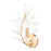 Z-Lite Claudine 1 Light Wall Sconce, Modern Gold/Frosted - 353-1S-MGLD