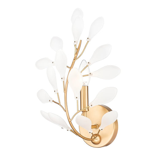 Z-Lite Claudine 1 Light Wall Sconce, Modern Gold/Frosted - 353-1S-MGLD