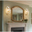 Z-Lite Claudine 1 Light Wall Sconce, Modern Gold/Frosted