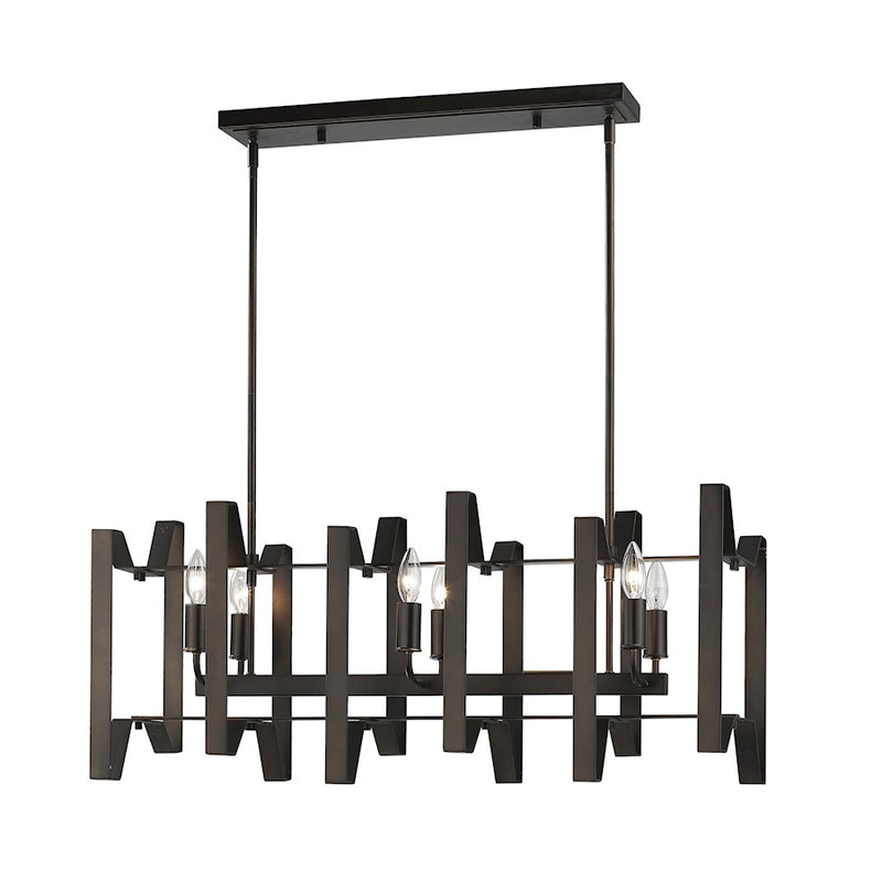 Z-Lite Marsala 6 Light Island/Billiard, Bronze - 4000-34BRZ