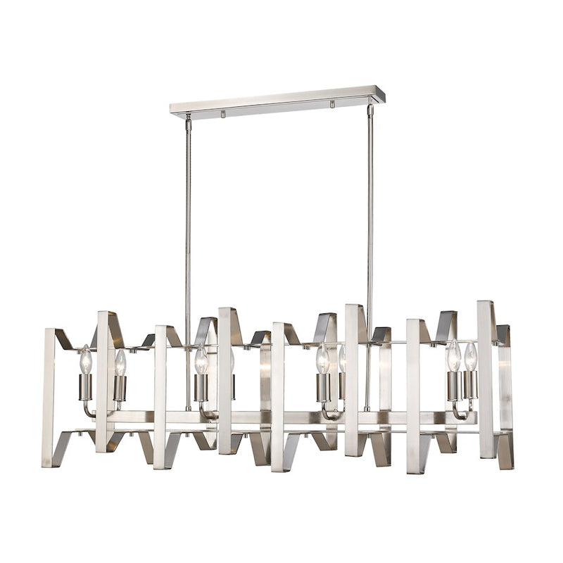 Z-Lite Marsala 8 Light Island/Billiard, Brushed Nickel - 4000-44BN