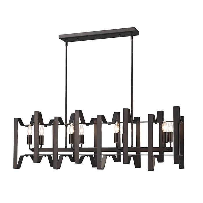 Z-Lite Marsala 8 Light Island/Billiard, Bronze - 4000-44BRZ