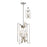 Z-Lite Marsala 4 Light Pendant, Brushed Nickel - 4000-4BN