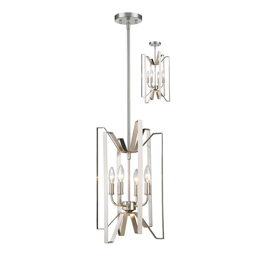 Z-Lite Marsala 4 Light Pendant, Brushed Nickel - 4000-4BN