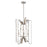Z-Lite Marsala 6 Light Pendant, 16x16x26", Brushed Nickel - 4000-6BN
