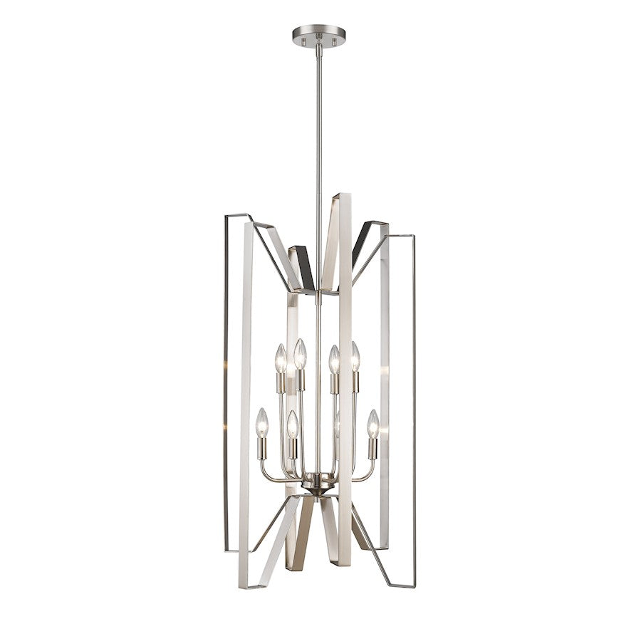 Z-Lite Marsala 8 Light Pendant, Brushed Nickel - 4000-8BN