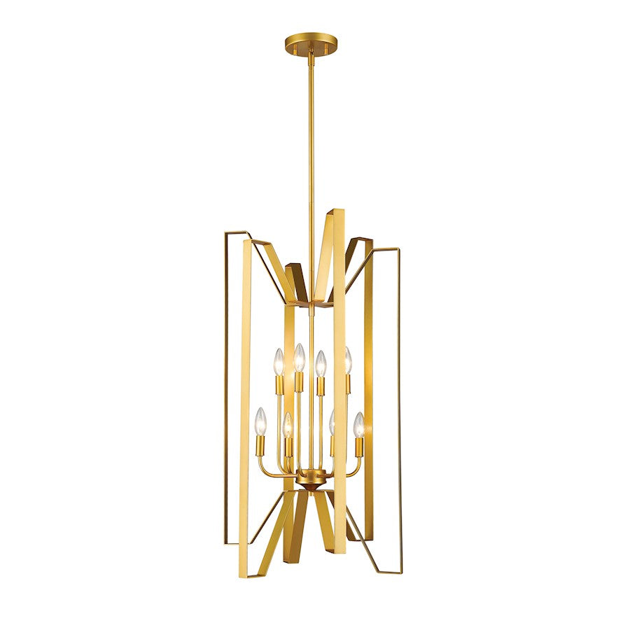 Z-Lite Marsala 8 Light Pendant, Polished Metallic Gold - 4000-8PMG
