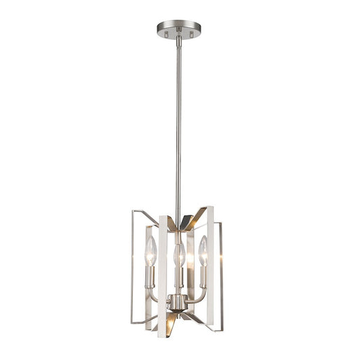 Z-Lite Marsala 3 Light Mini Pendant, Brushed Nickel - 4000MP-BN