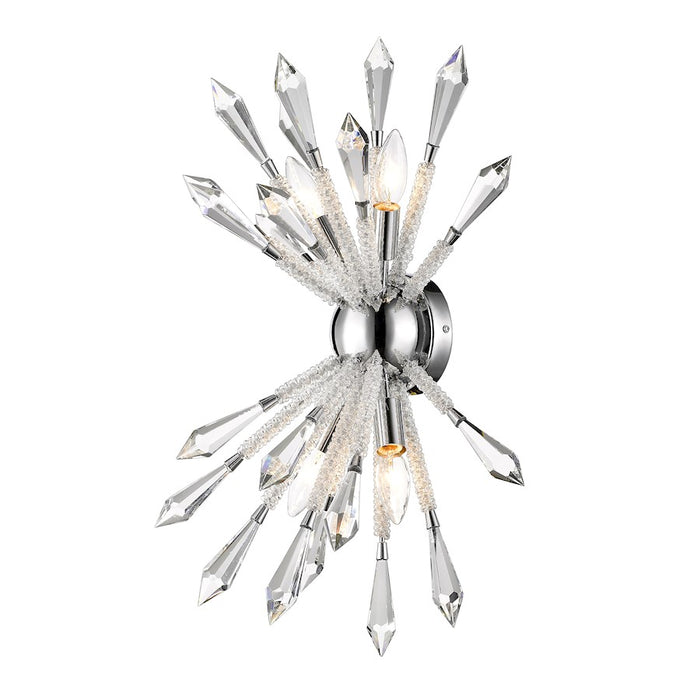 Z-Lite Soleia 4 Light Wall Sconce, Chrome - 4002-4S