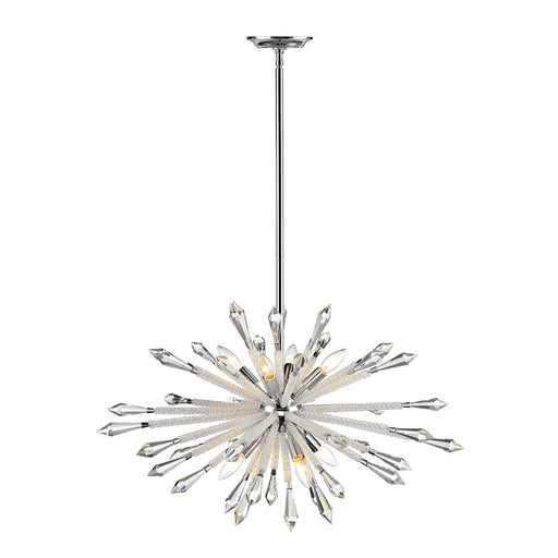 Z-Lite Soleia 8 Light Chandelier, Chrome - 4002-8B