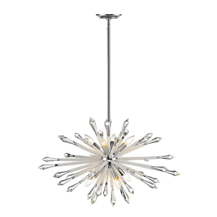 Z-Lite Soleia 8 Light Chandelier, Chrome - 4002-8B