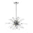 Z-Lite 8 Light Burst 33" Island/Billiard, Chrome